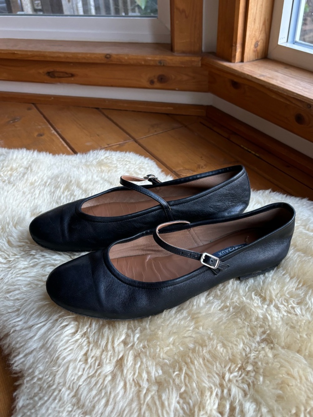 Margaux Leather Mary Janes